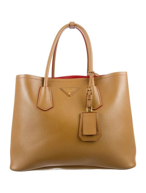 prada cuir bag|Prada leather tote bags.